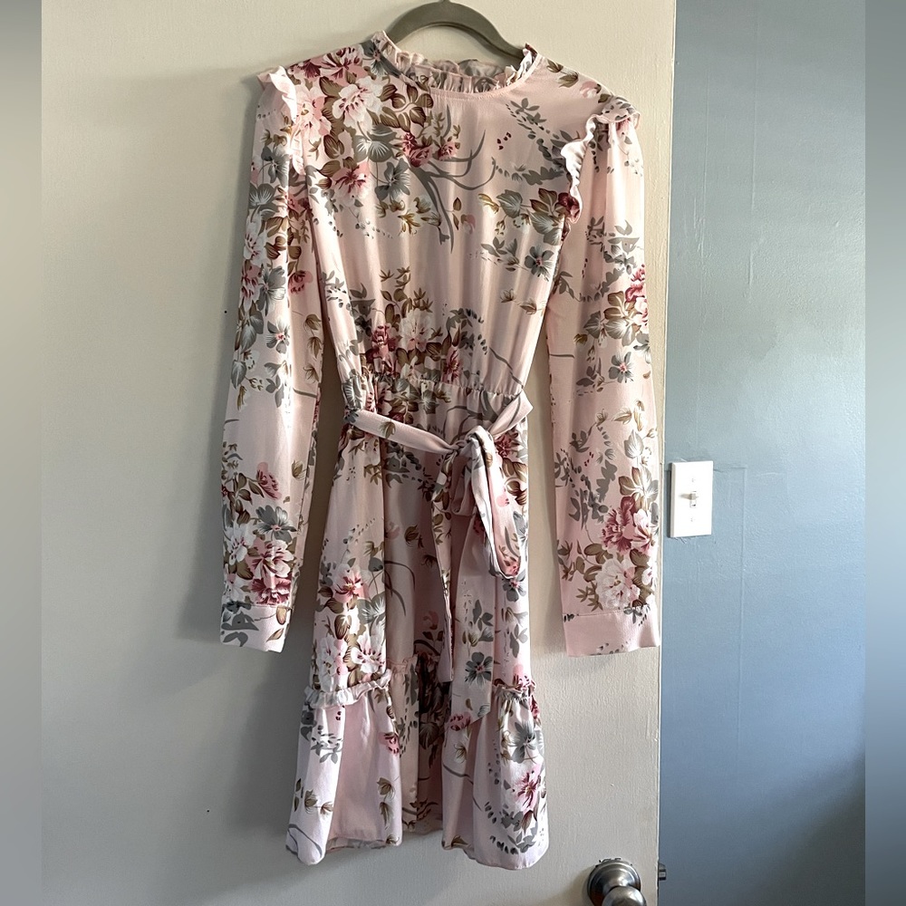 Pink Floral Dress